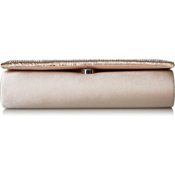 ❤️Chloe Satin Cream Clutch for Women Shoulder Bag - Picture 4 of 6